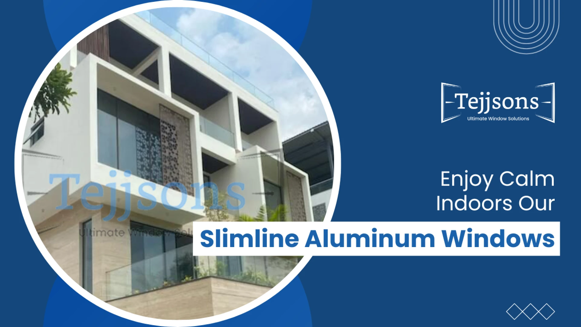 Enjoy Calm Indoors with Tejjsons’ Slimline Aluminium Windows
