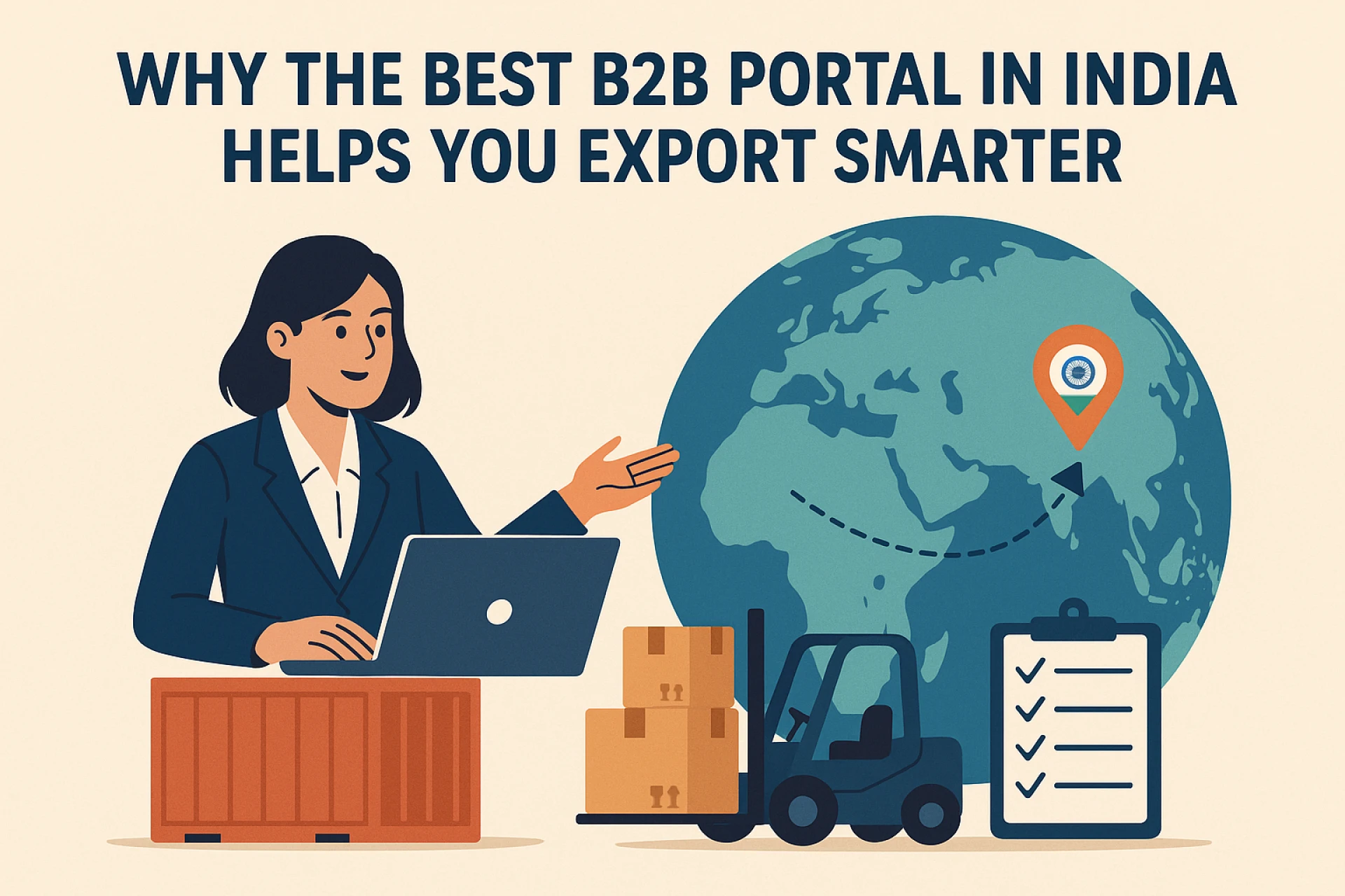 Why the Best B2B Portal in India Helps You Export Smarter