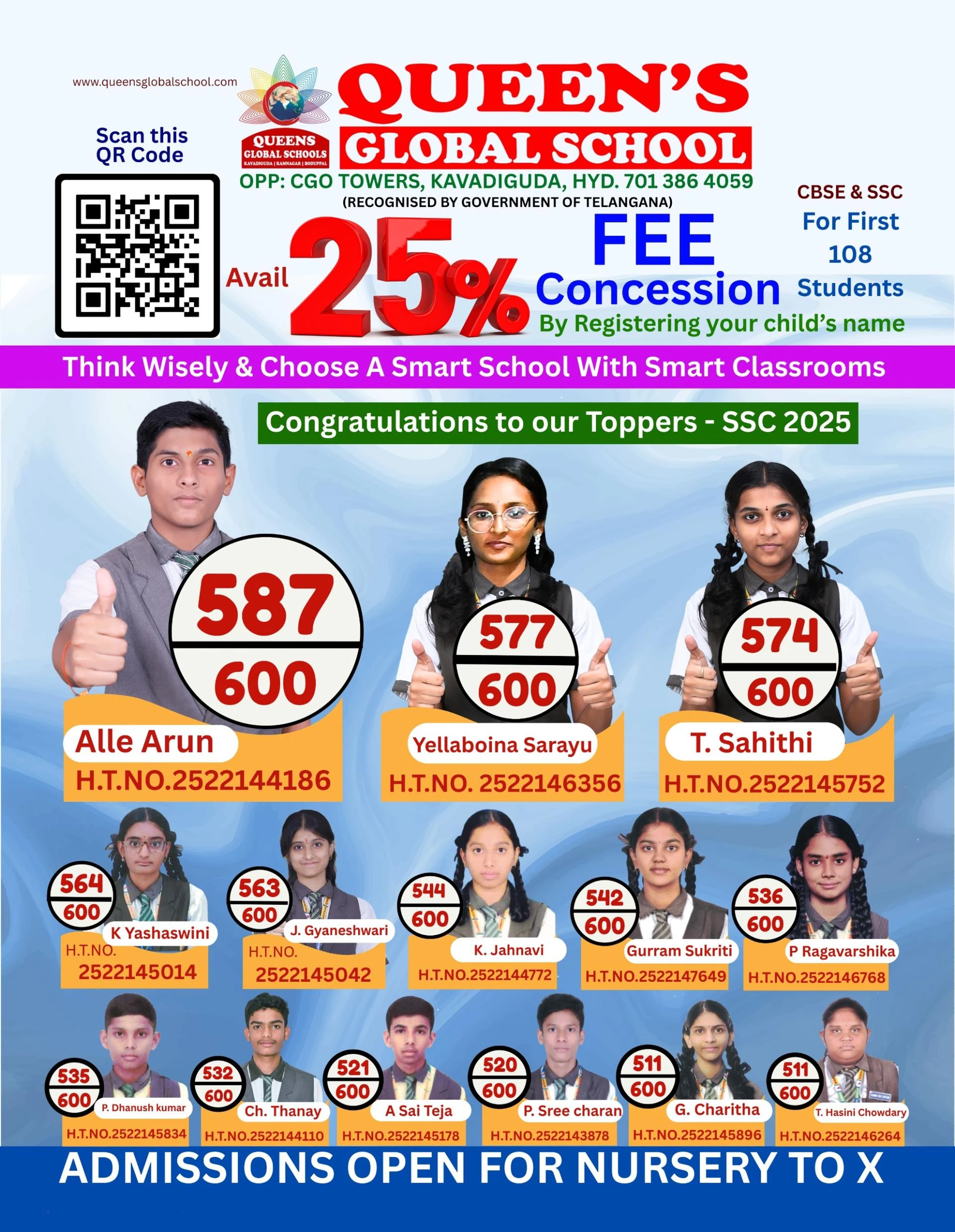 Queens Global School Hyderabad | The Best Primary School In Kavadiguda