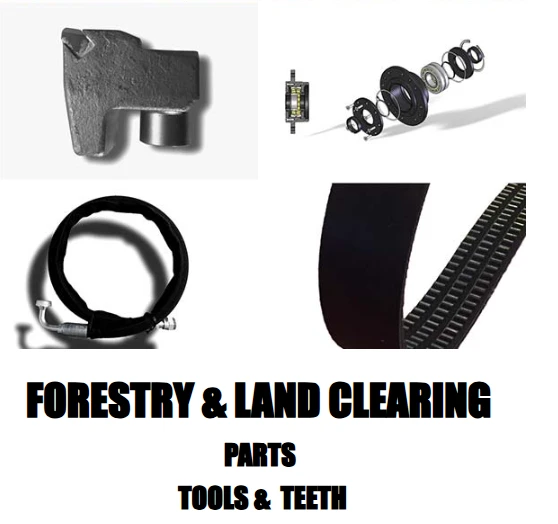 Conquer Tough Terrain with Forestry and Land Clearing Mulcher Head Parts
