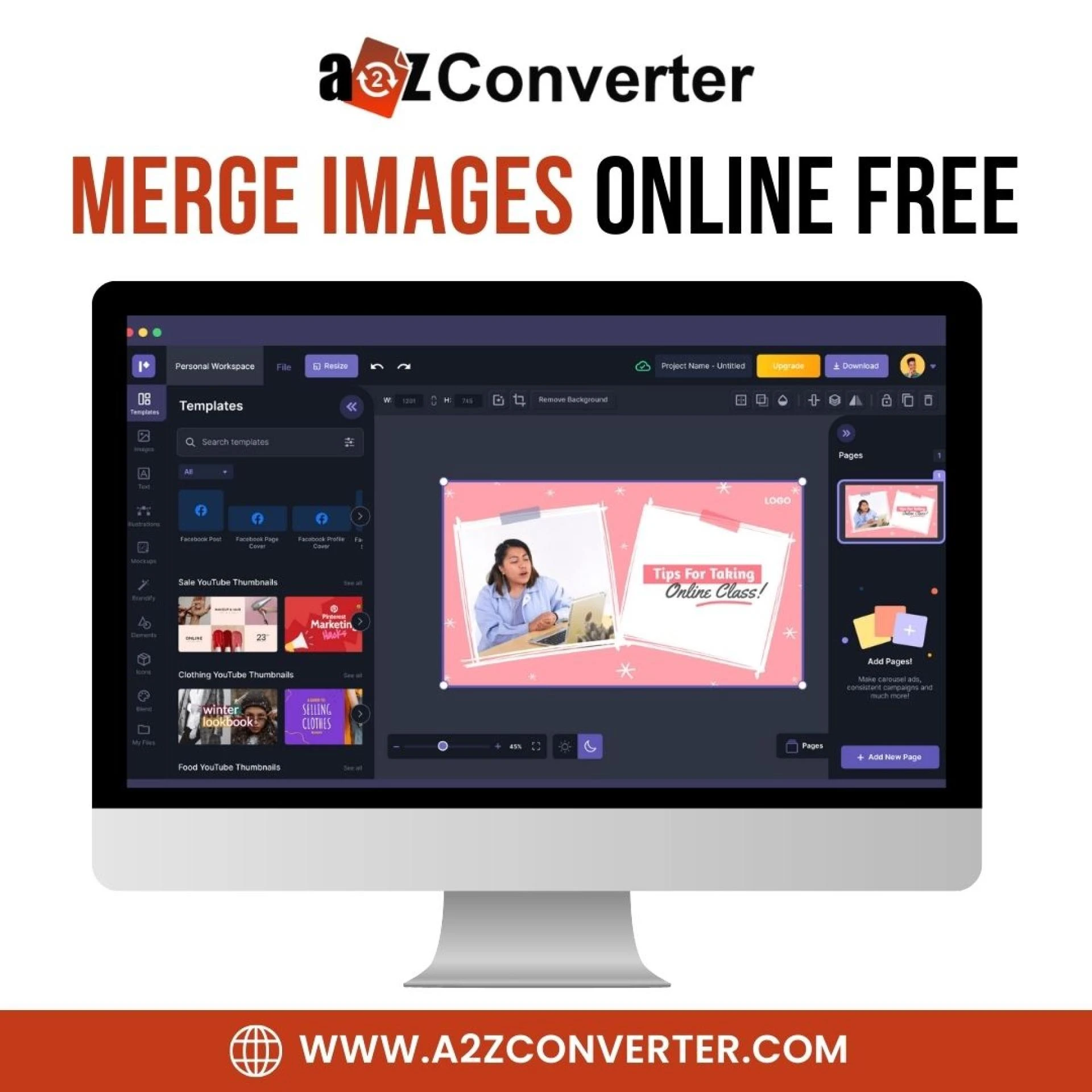 Best Free Tool to Merge Images Online: A2Z Converter Review