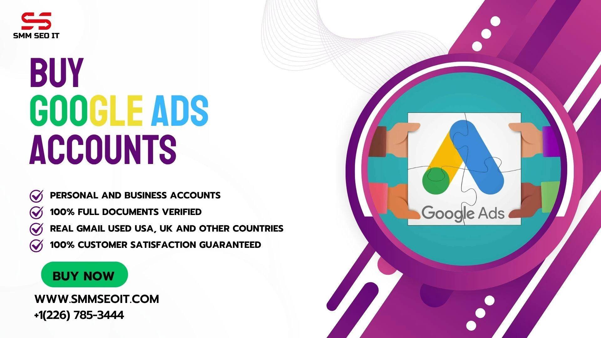 Buy Google Ads Accounts - Get Started Today