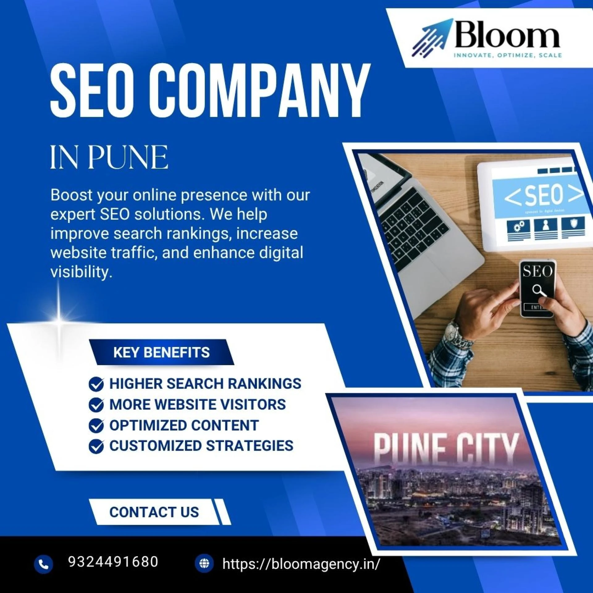 Bloom Agency: Your Trusted SEO Company in Pune Driving Digital Growth