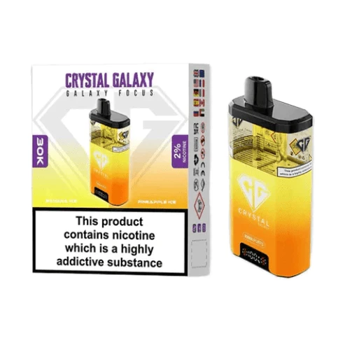 Crystal Galaxy Focus 30000 Box of 5 – Ultra-Long Vaping