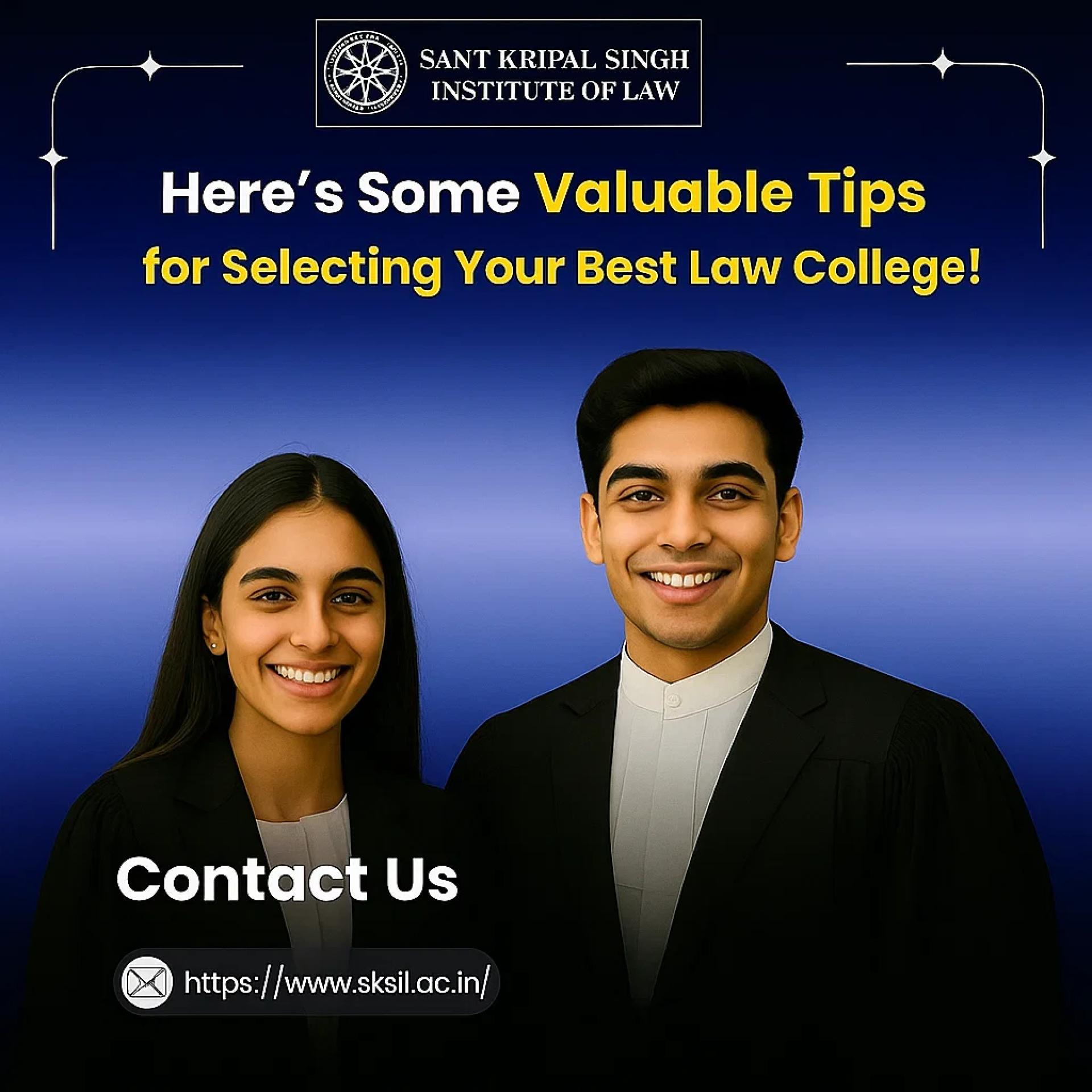 Here’s Some Valuable Tips for Selecting Your Best Law College!