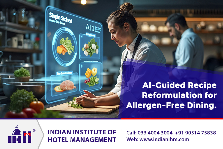 AI-Guided Recipe Reformulation for Allergen-Free Dining