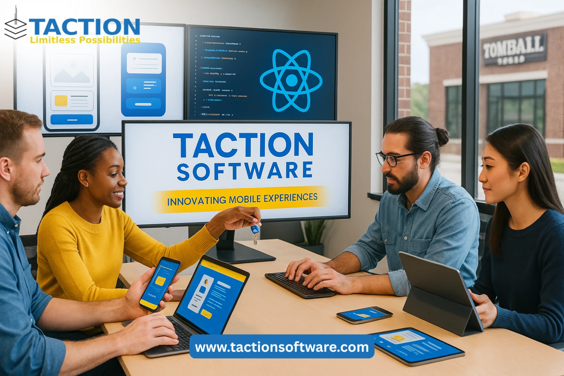 Taction Software Expands Footprint in Tomball, TX – Delivering World-Class Mobile Application Development Services in the USA