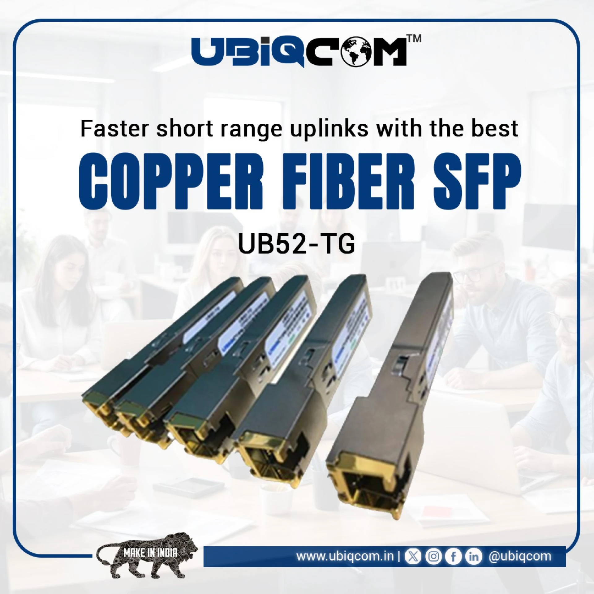 Boost Network Performance with Copper SFP: The Ideal Solution for Short-Distance Ethernet