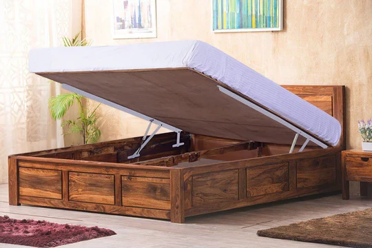 Discover Premium Wooden Hydraulic Beds Online – Space-Saving Meets Style
