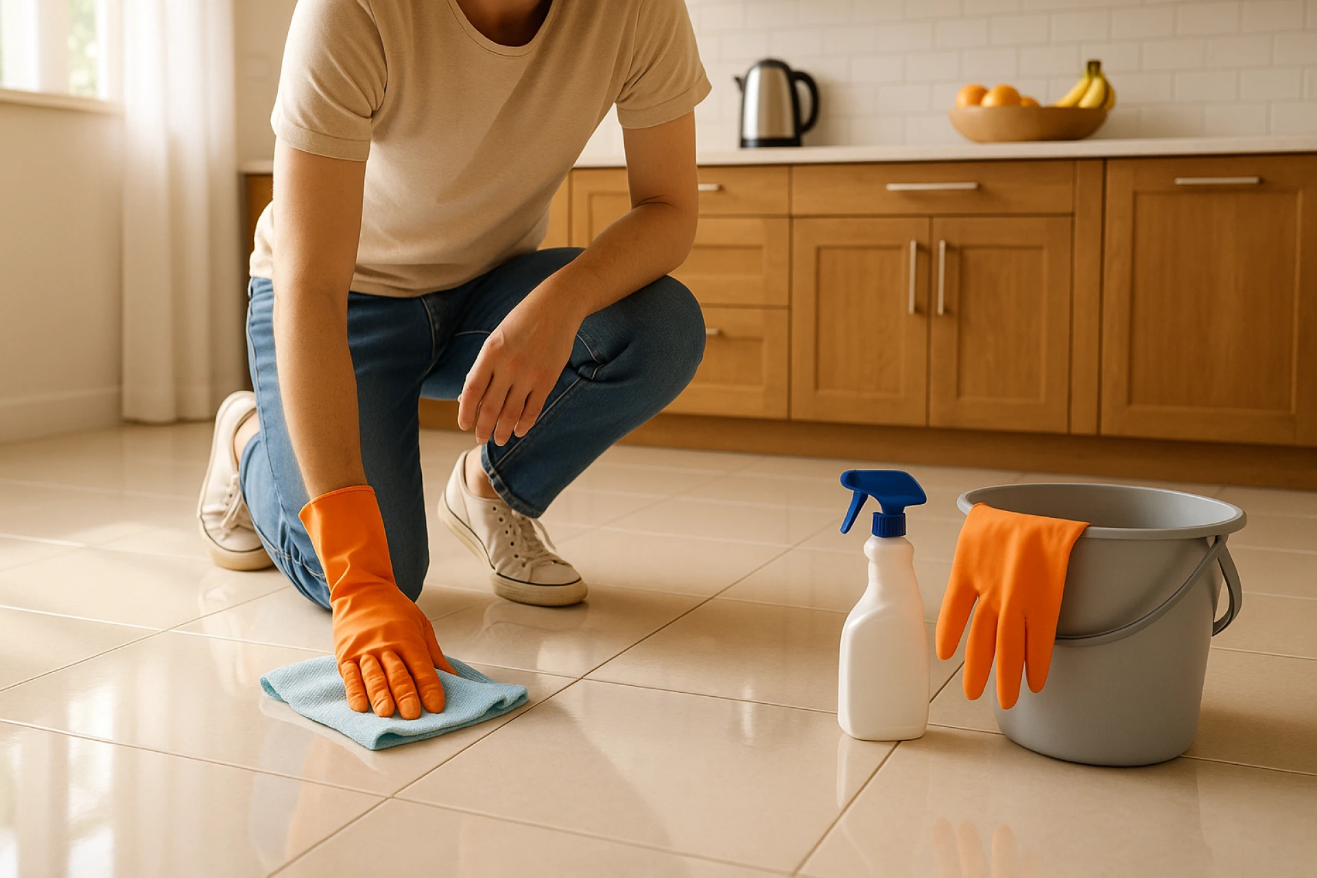Maintaining Kitchen Floor Tiles: A Brief Guide