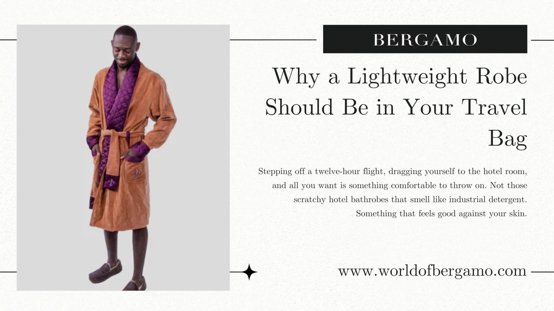 Why a Lightweight Robe Should Be in Your Travel Bag