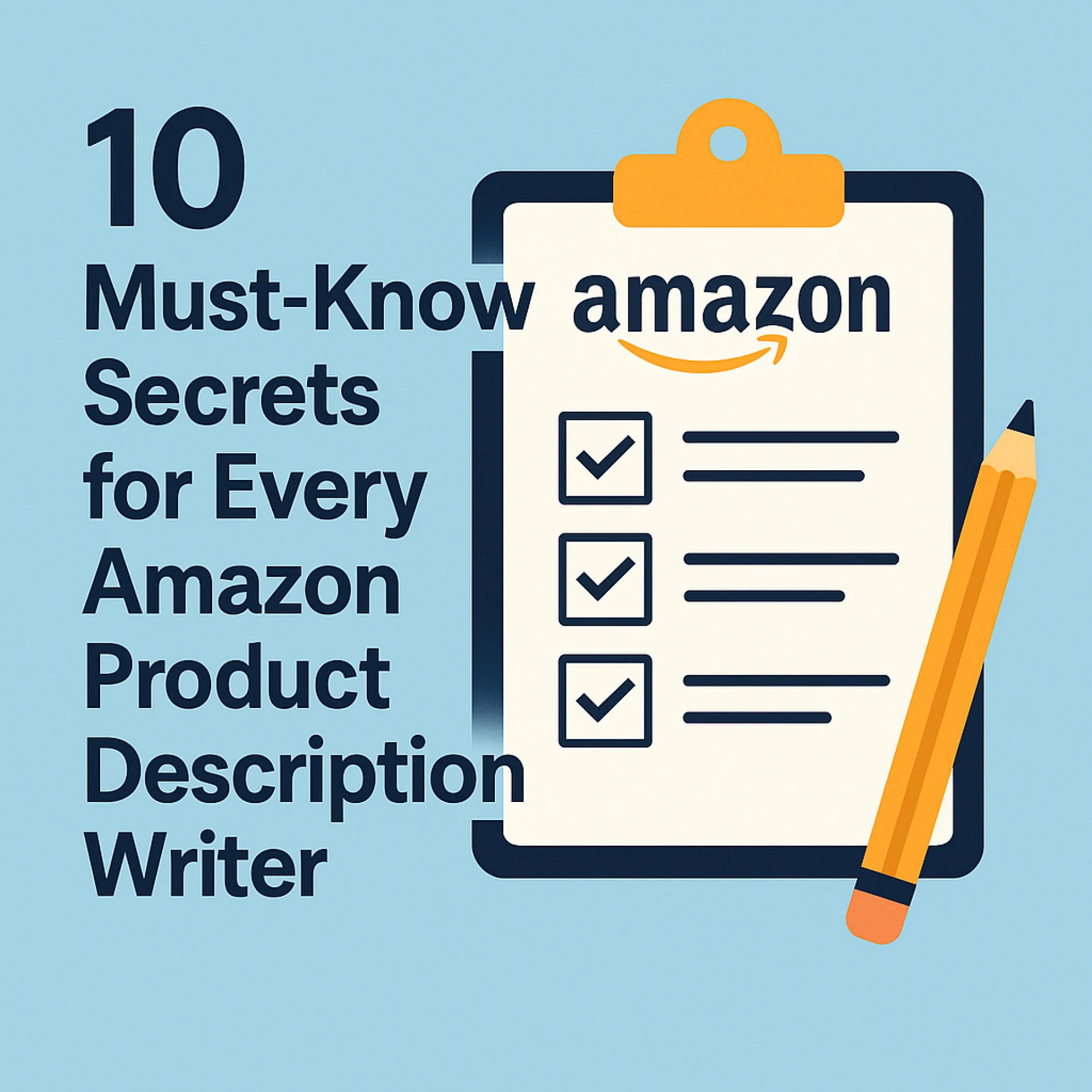 10 Must-Know Secrets for Every Amazon Product Description Writer