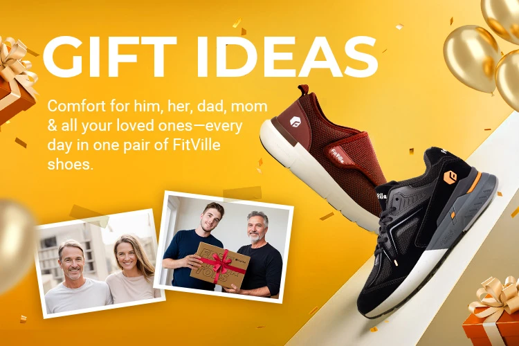 Gift Ideas for Men and Womens with FitVille Shoes