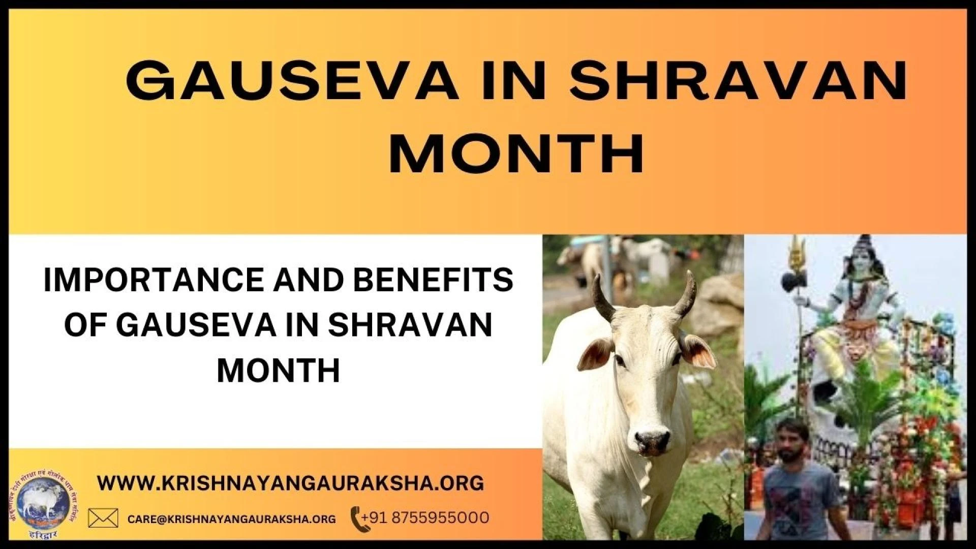 Gauseva in Shravan Month – A Divine Path to Spiritual Merit and Grace
