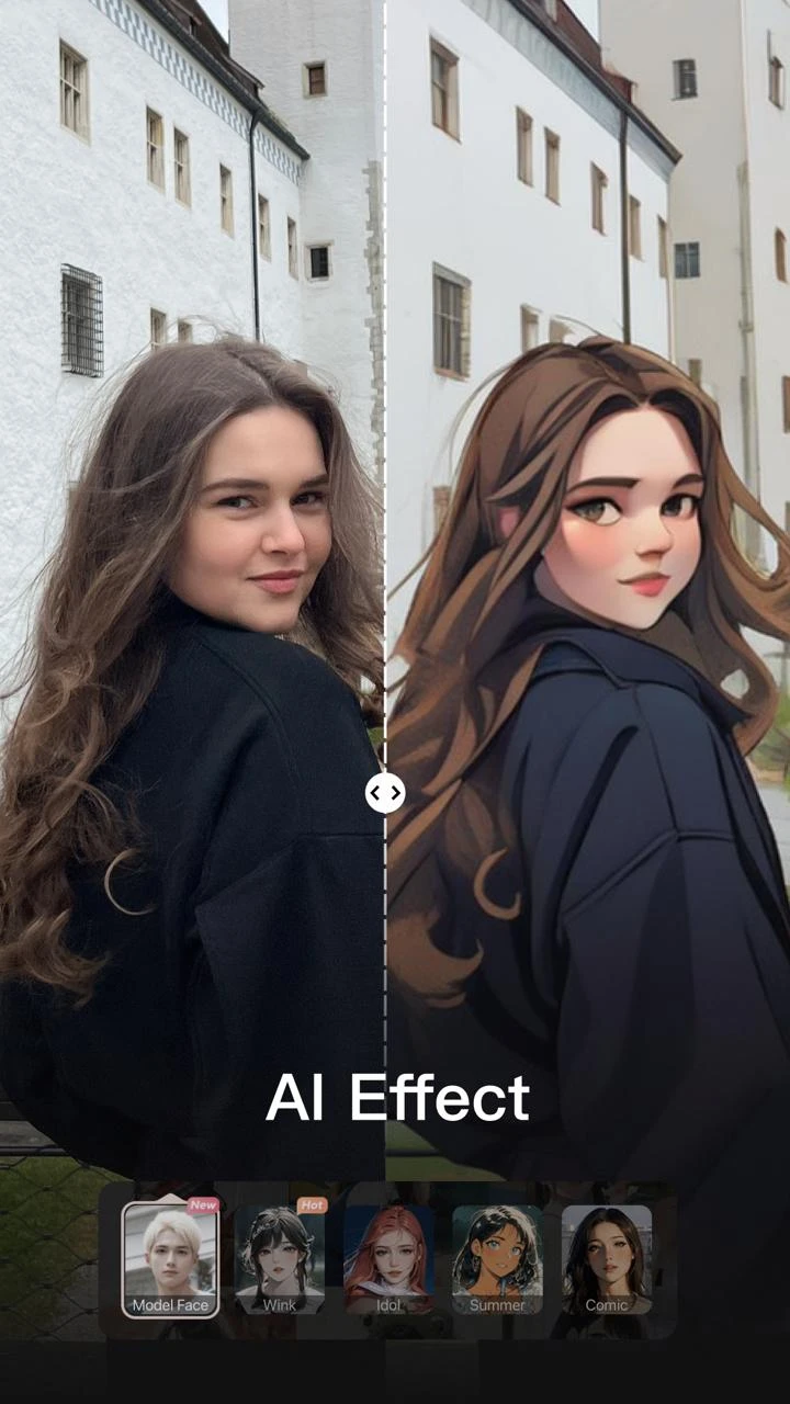 How to Use Face Reshape Tool on Wink Mod APK