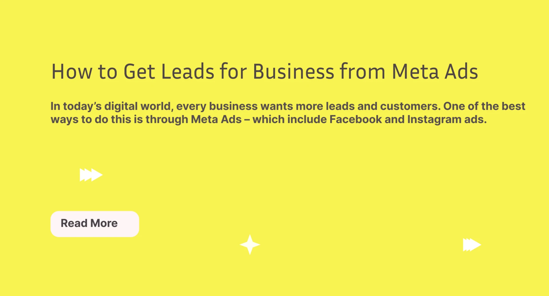 How to Get Leads for Business from Meta Ads