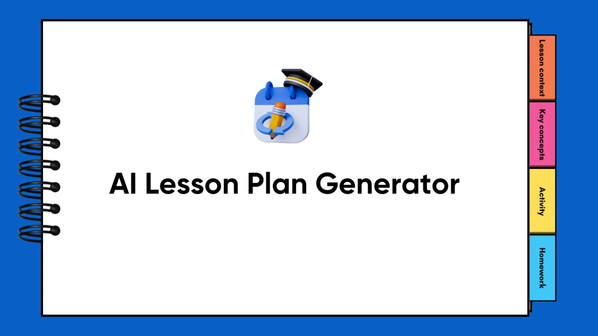 How an AI Lesson Plan Generator Works