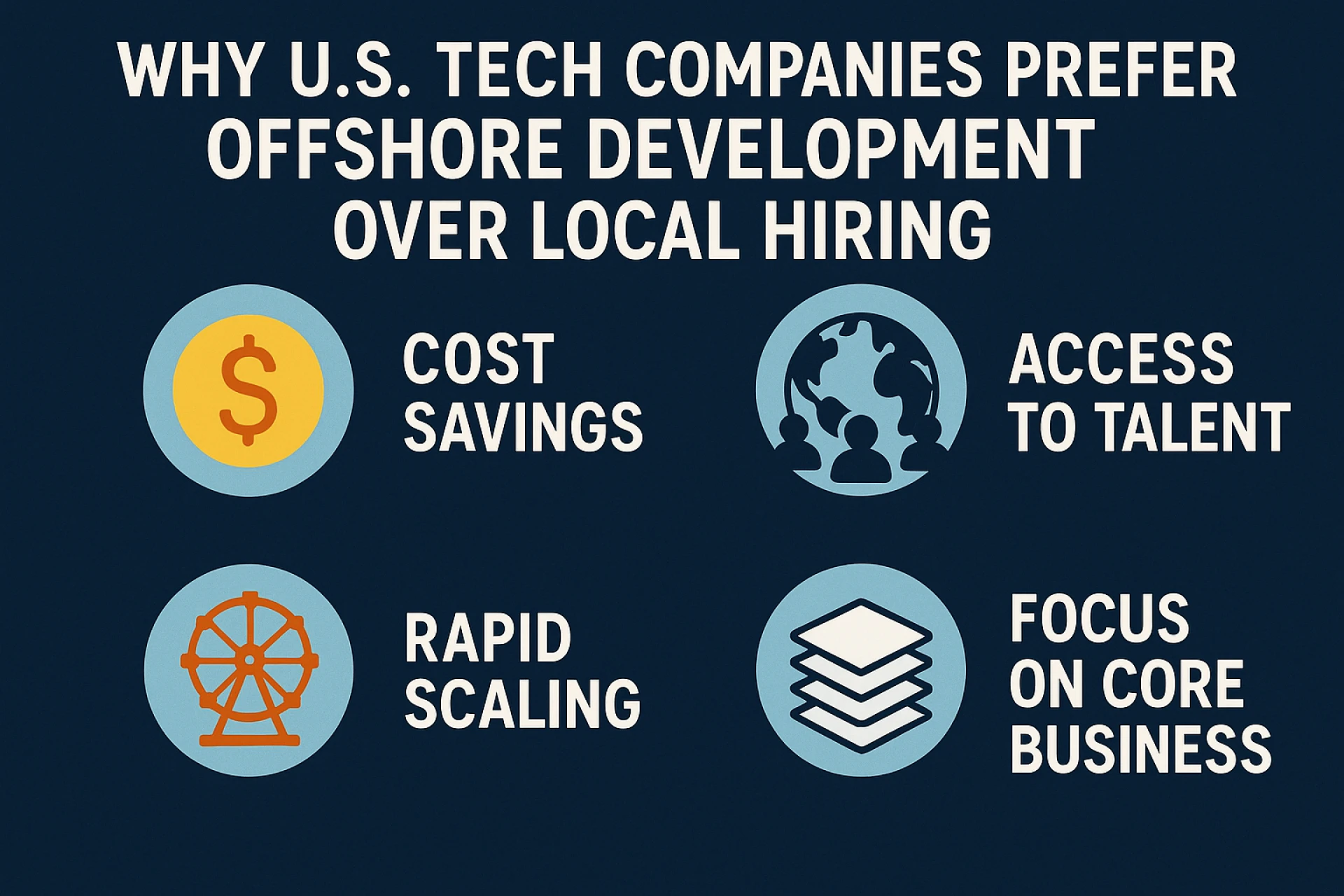 Why US Tech Companies Prefer Offshore Development Over Local Hiring