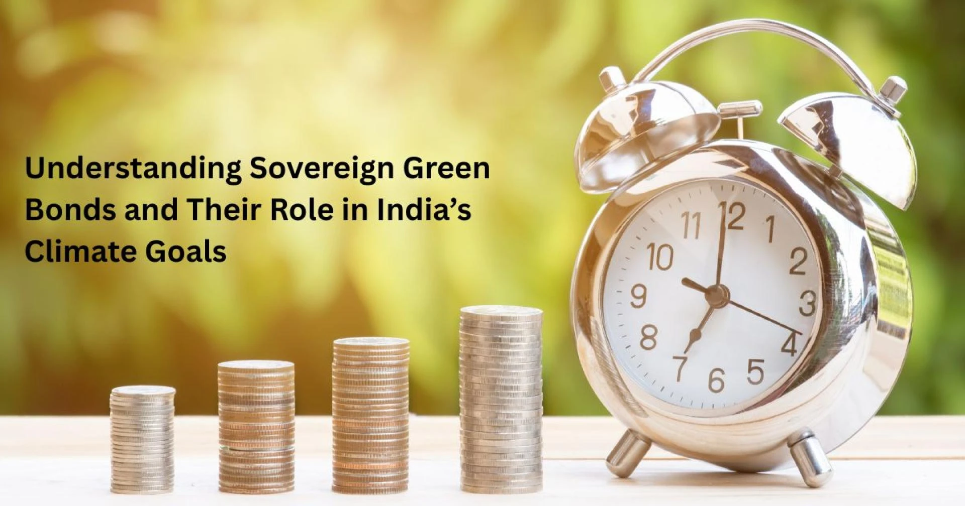 Understanding Sovereign Green Bonds and Their Role in India’s Climate Goals