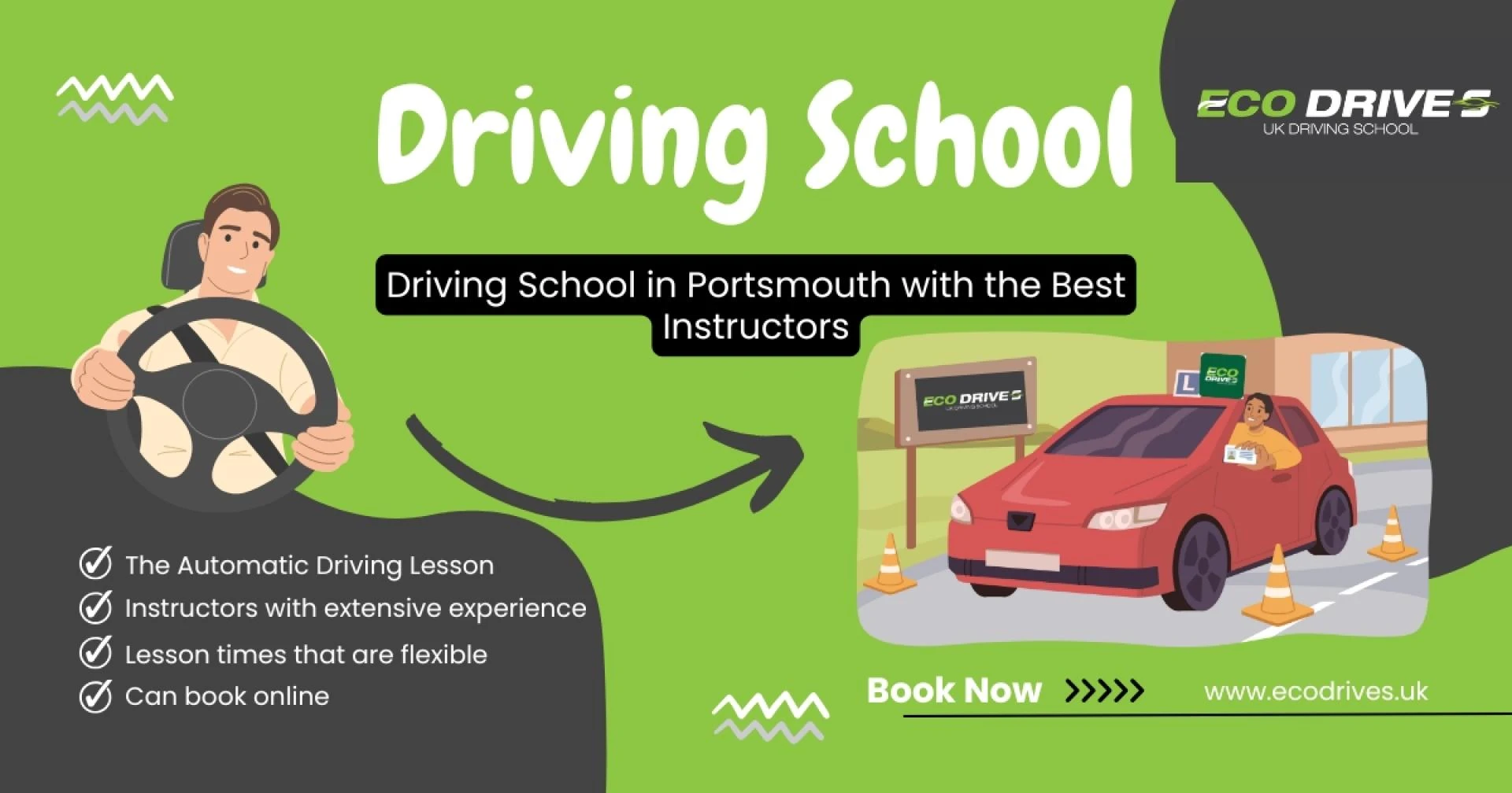 Automatic Driving Lessons in Portsmouth | ecodrives