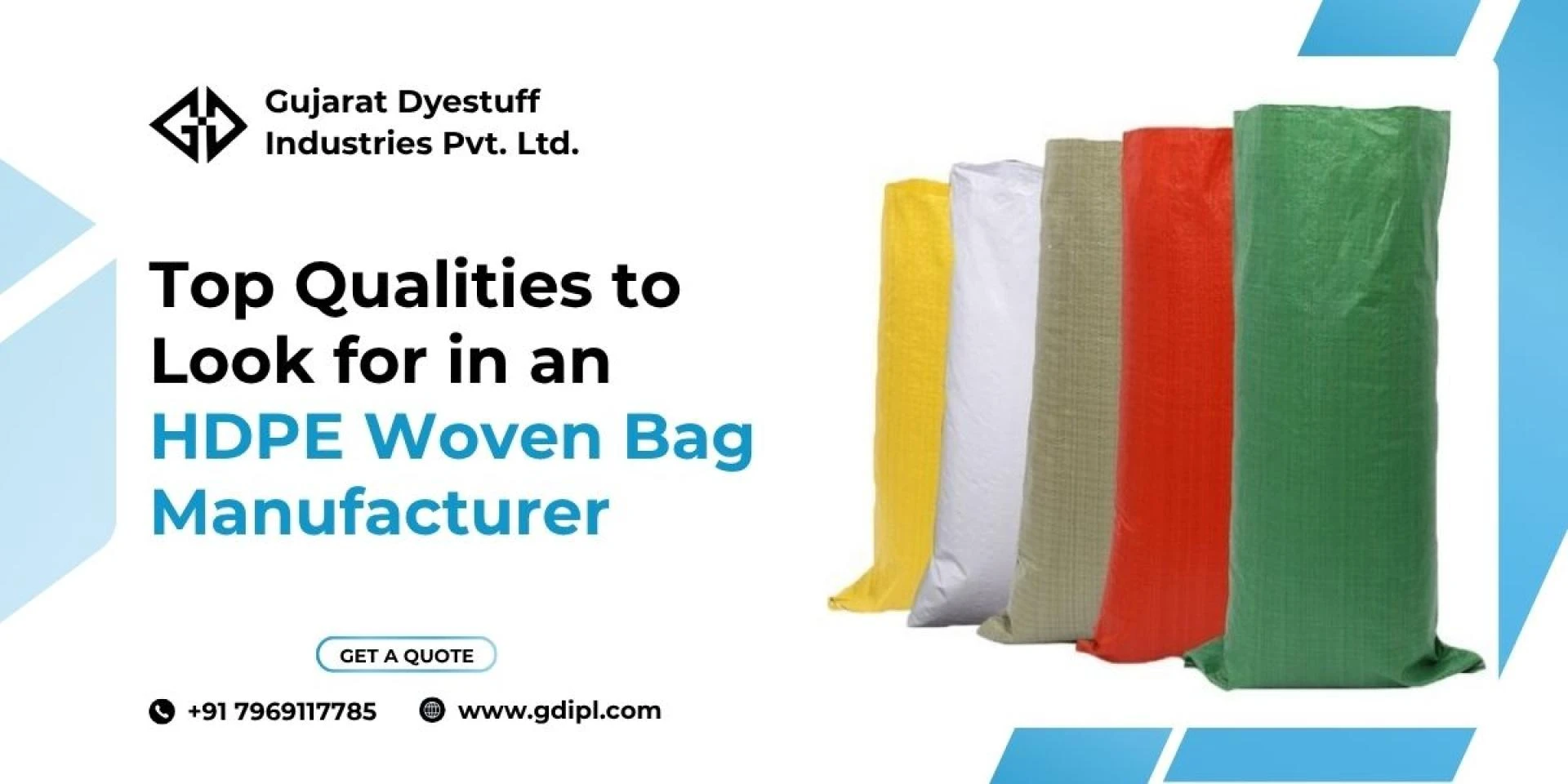 Top Qualities to Look for in an HDPE Woven Bag Manufacturer