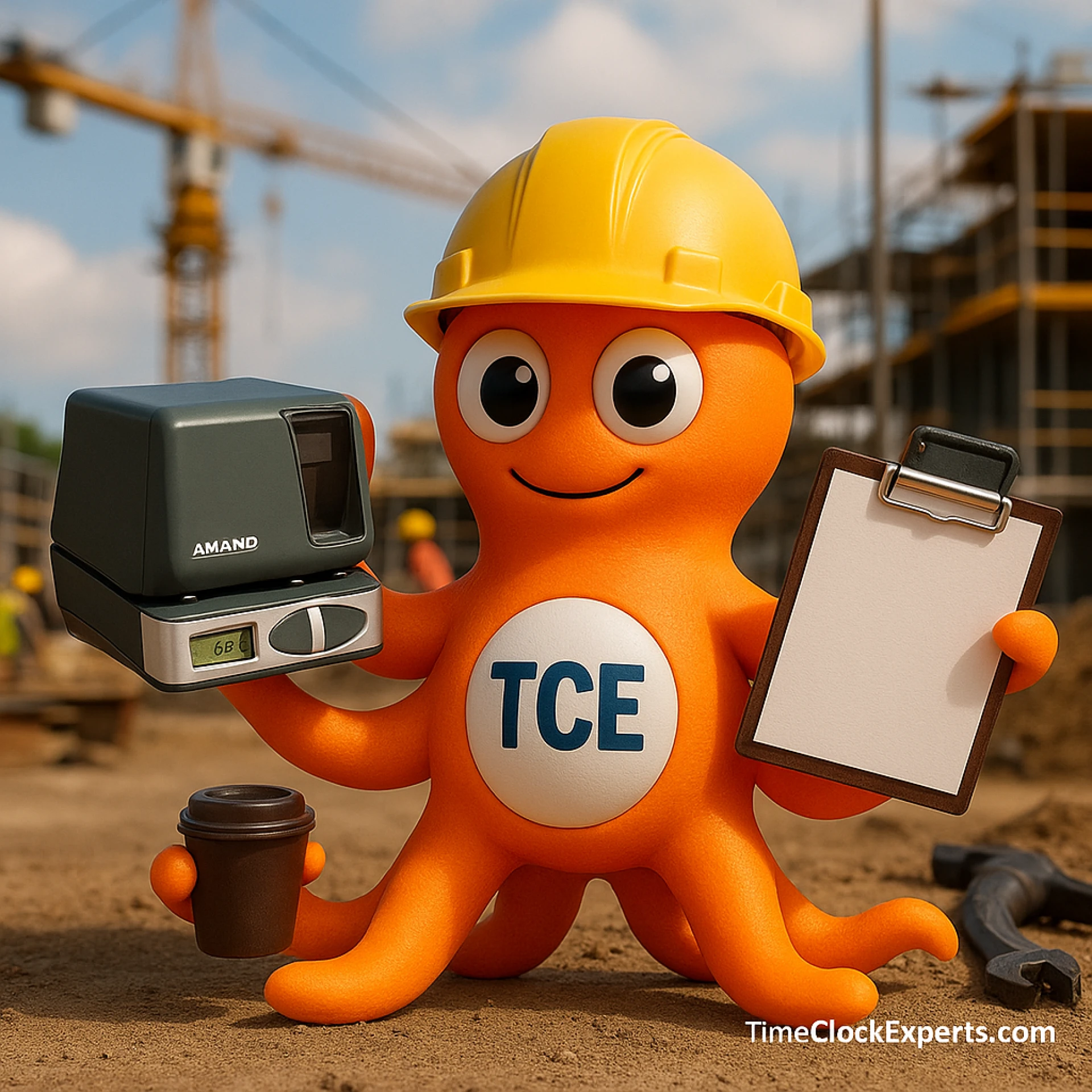 Portable Time Clocks: A Construction Crew’s Attendance Diary