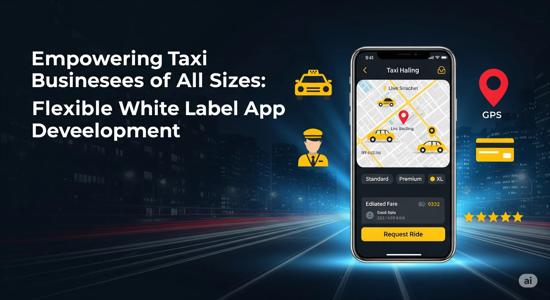 Empowering Taxi Businesses of All Sizes: Flexible White Label App Development
