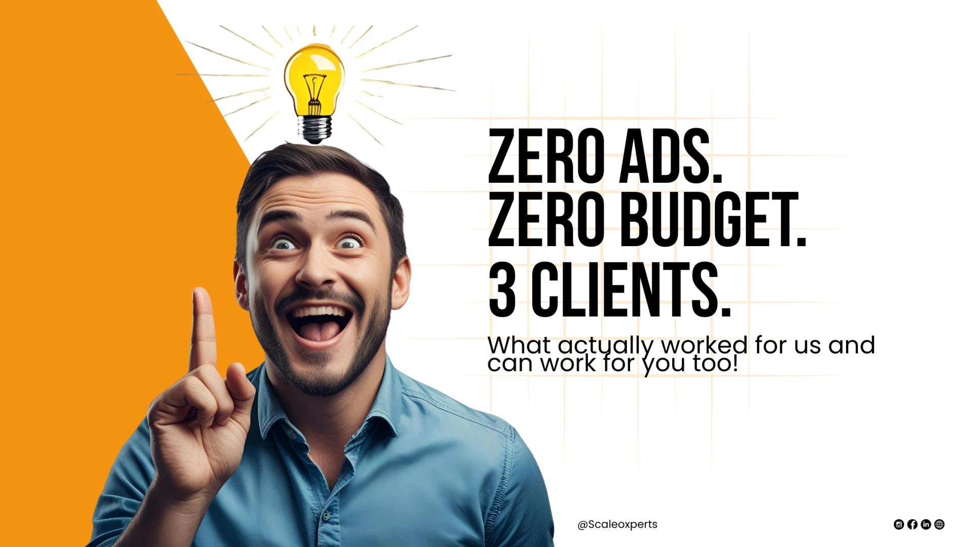 Zero Ads. Zero Budget. 3 Clients: What Actually Worked for Us