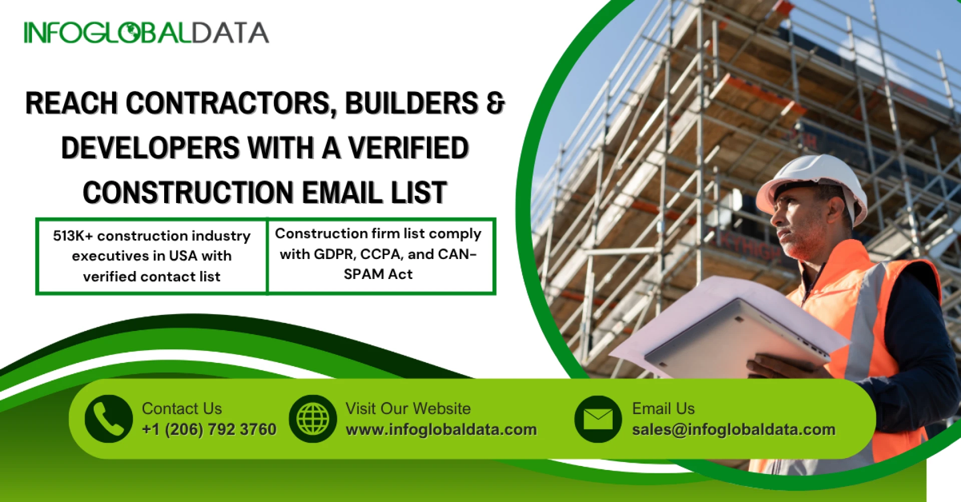 Reach Contractors, Builders & Developers with a Verified Construction Email List | InfoGlobalData