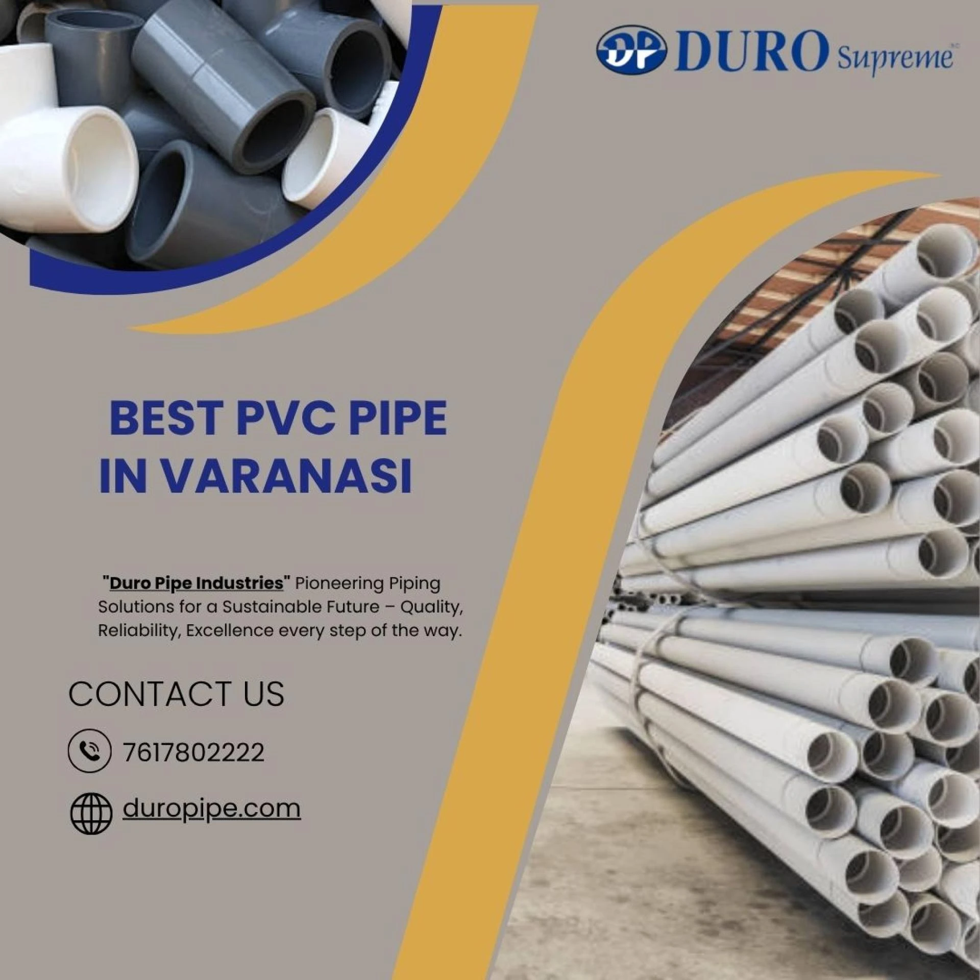 Best PVC Pipe in Varanasi & Top PVC Pipe Wholesaler in Varanasi