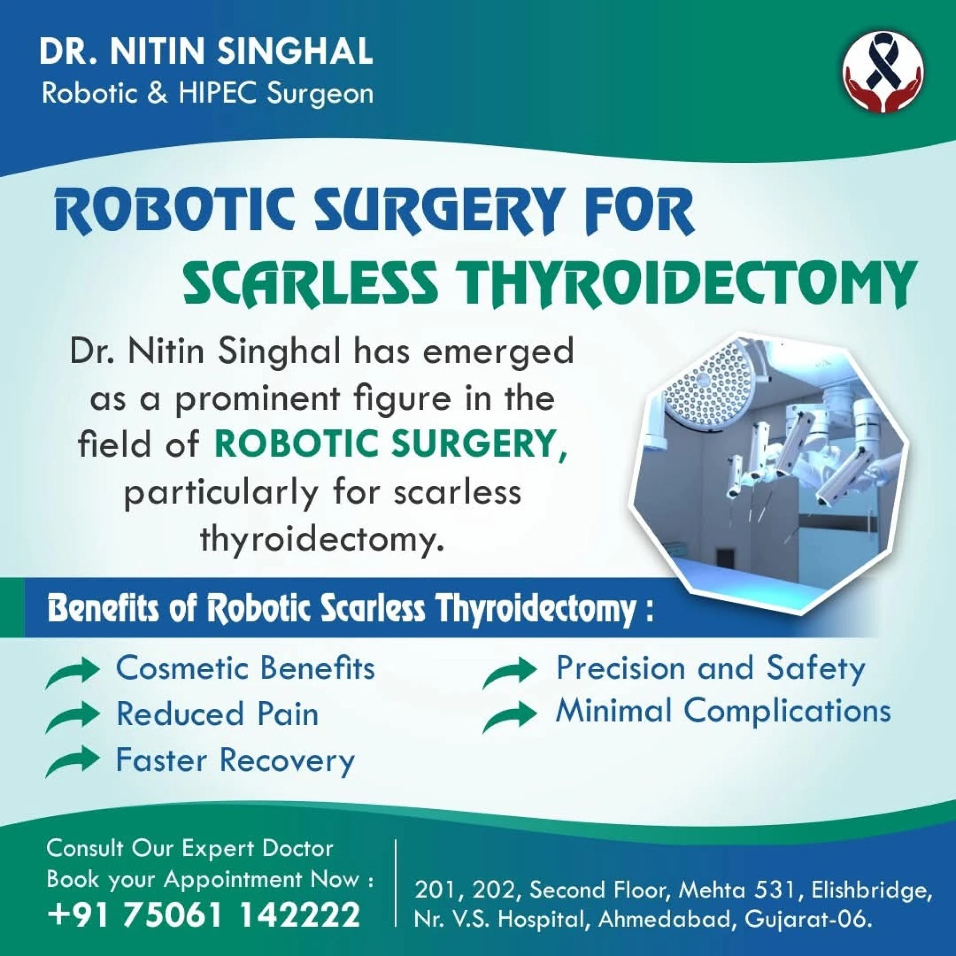Robotic Thoracic Cancer Surgeon in Ahmedabad: Where Technology Meets Tender Care