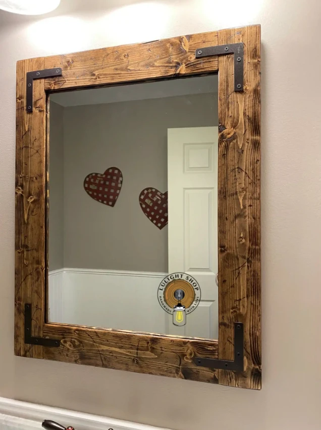 How to Match a Bathroom Wooden Frame Mirror with Western Bathroom Sets Without Overdoing It