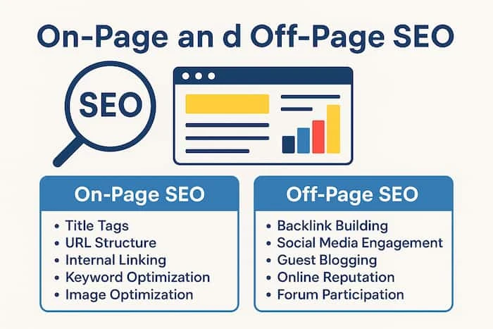 Mastering On-Page and Off-Page SEO: A Complete Guide for Higher Rankings
