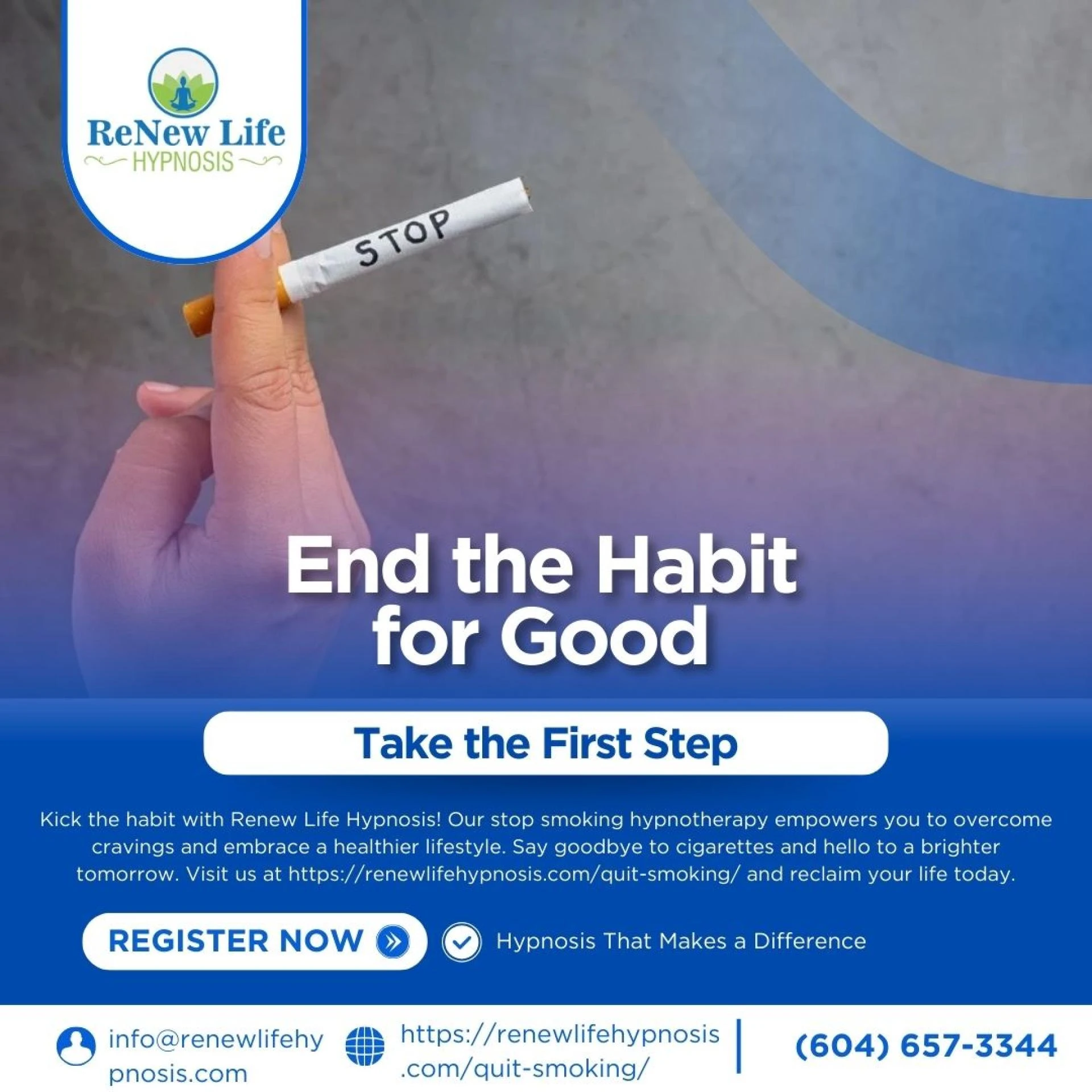Quit Smoking with Hypnotherapy in Surrey and Langley
