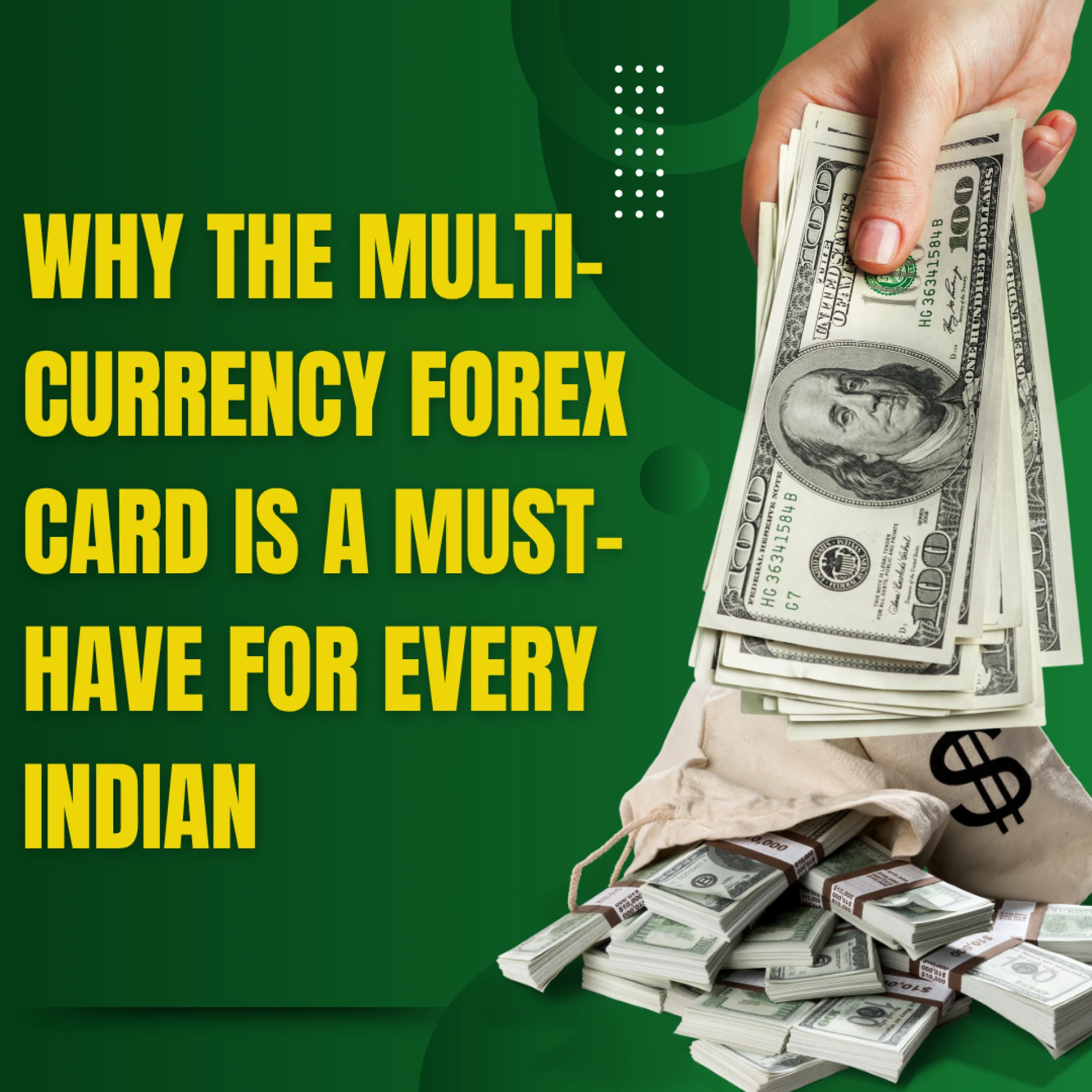 Why the Multi-Currency Forex Card is a Must-Have for Every Indian?