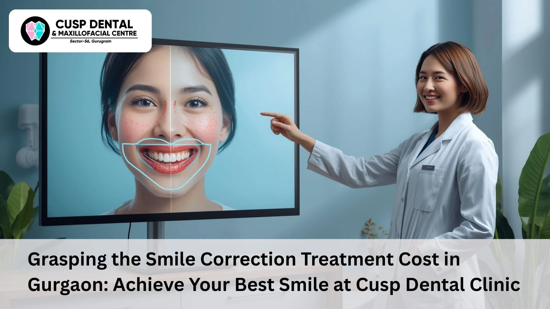 Grasping the Smile Correction Treatment Cost in Gurgaon: Achieve Your Best Smile at Cusp Dental Clinic 