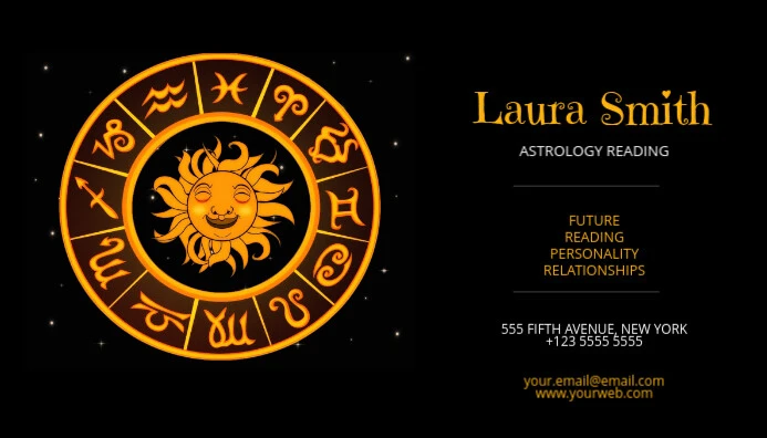 Astrology Business Cards: Designing Cosmic Connections That Last
