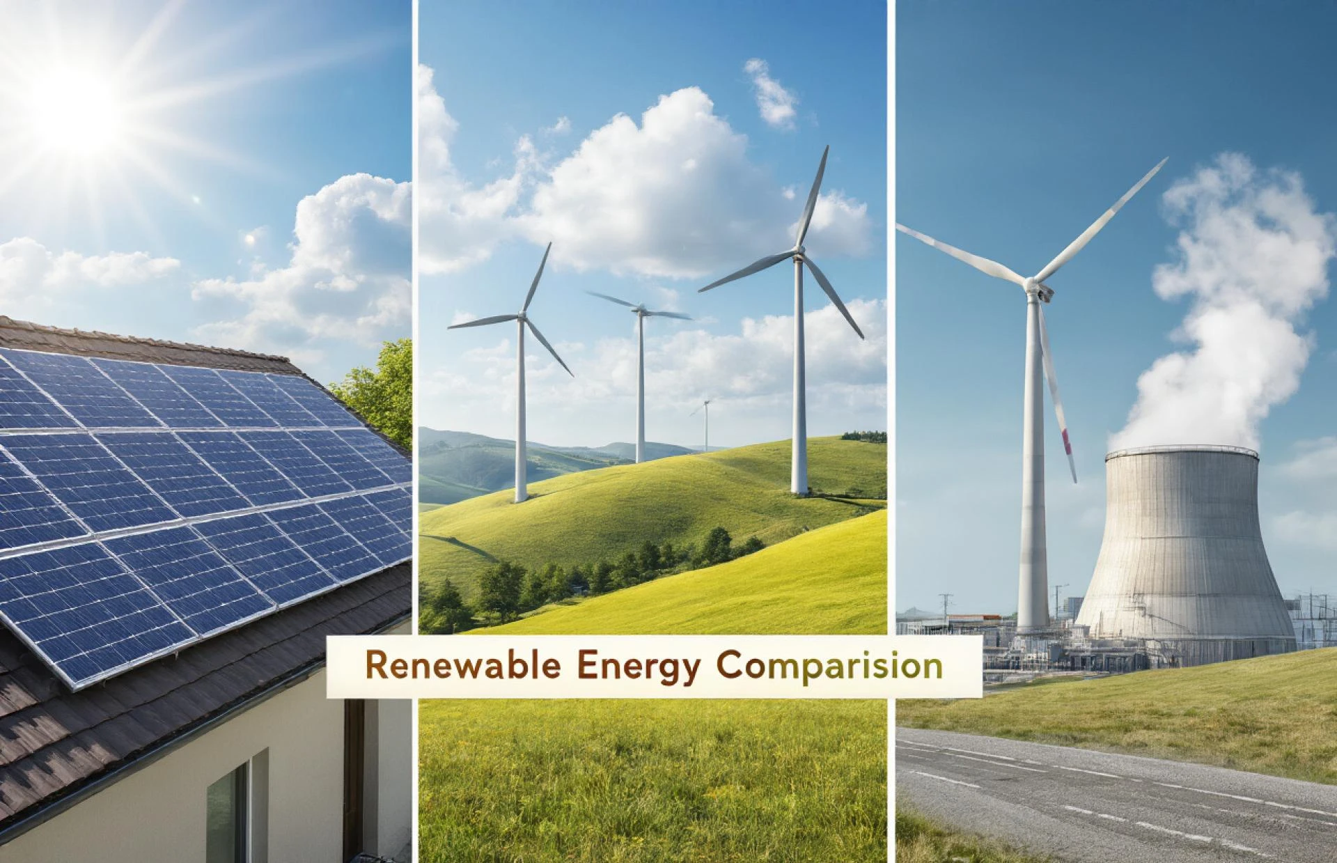 My PSolar energy vs Wind energy vs Thermal Energyost Title