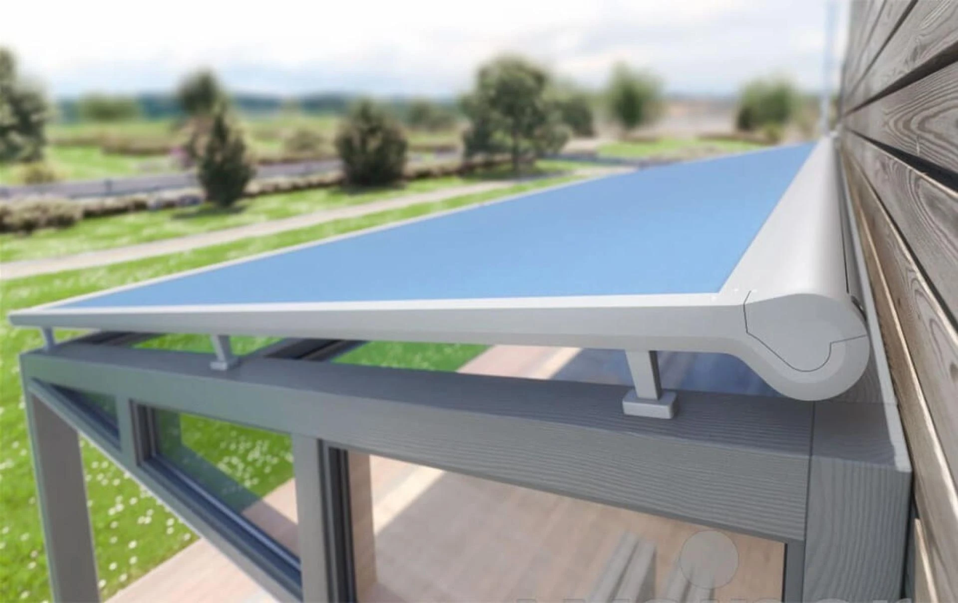 Modern Outdoor Living with Electric Awning Solutions: Custom Installations