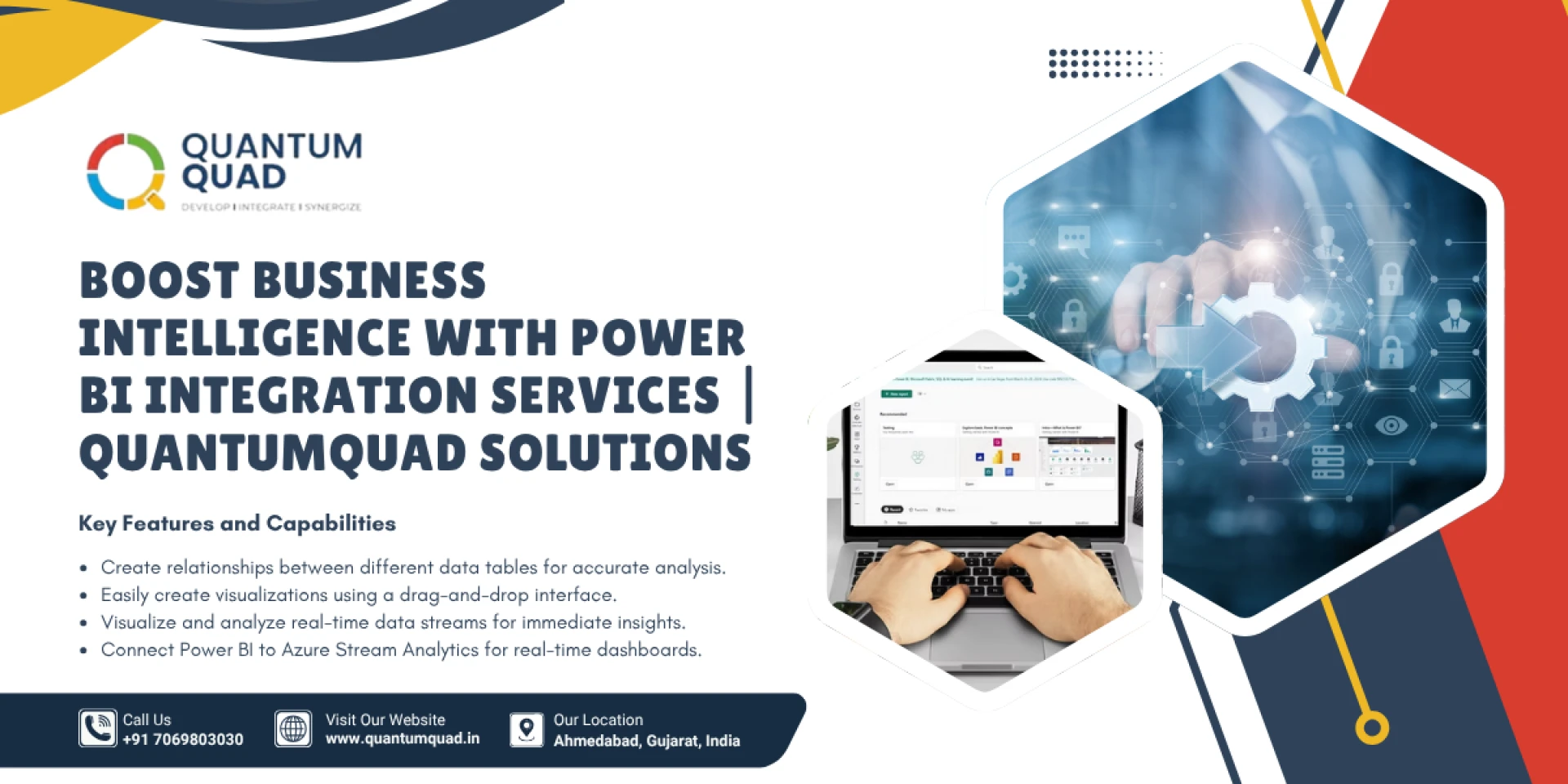 Boost Business Intelligence with Power BI Integration Services | QuantumQuad Solutions