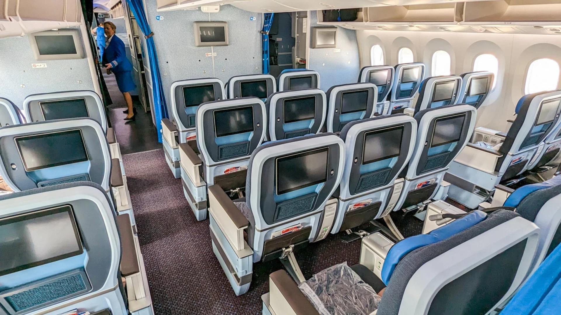 How do I choose my seat after booking a KLM flight?