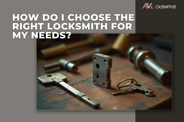 How do I choose the right locksmith for my needs?