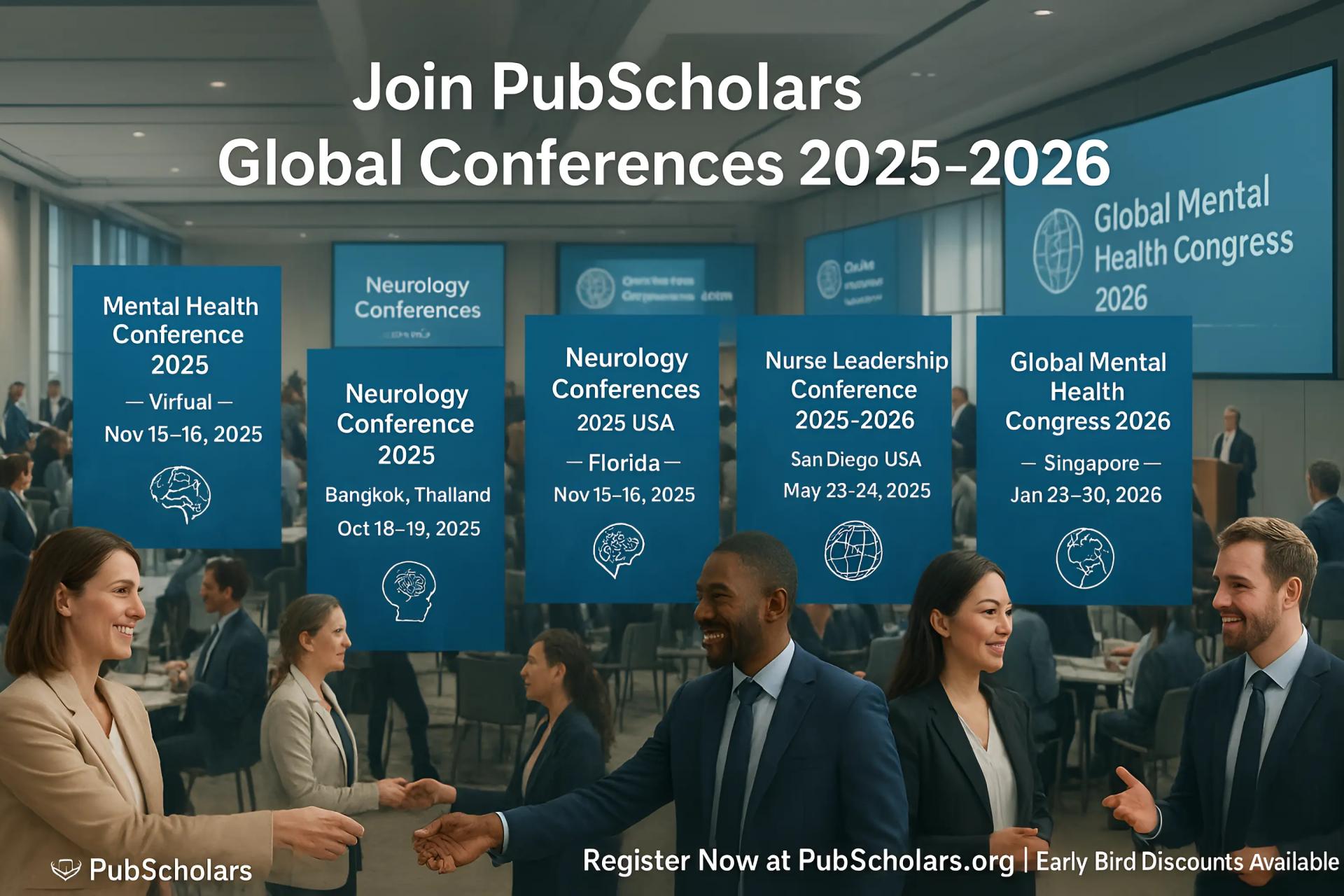 Neurology Conferences 2025: Join PubScholars in Bangkok and Florida to Advance Brain Health