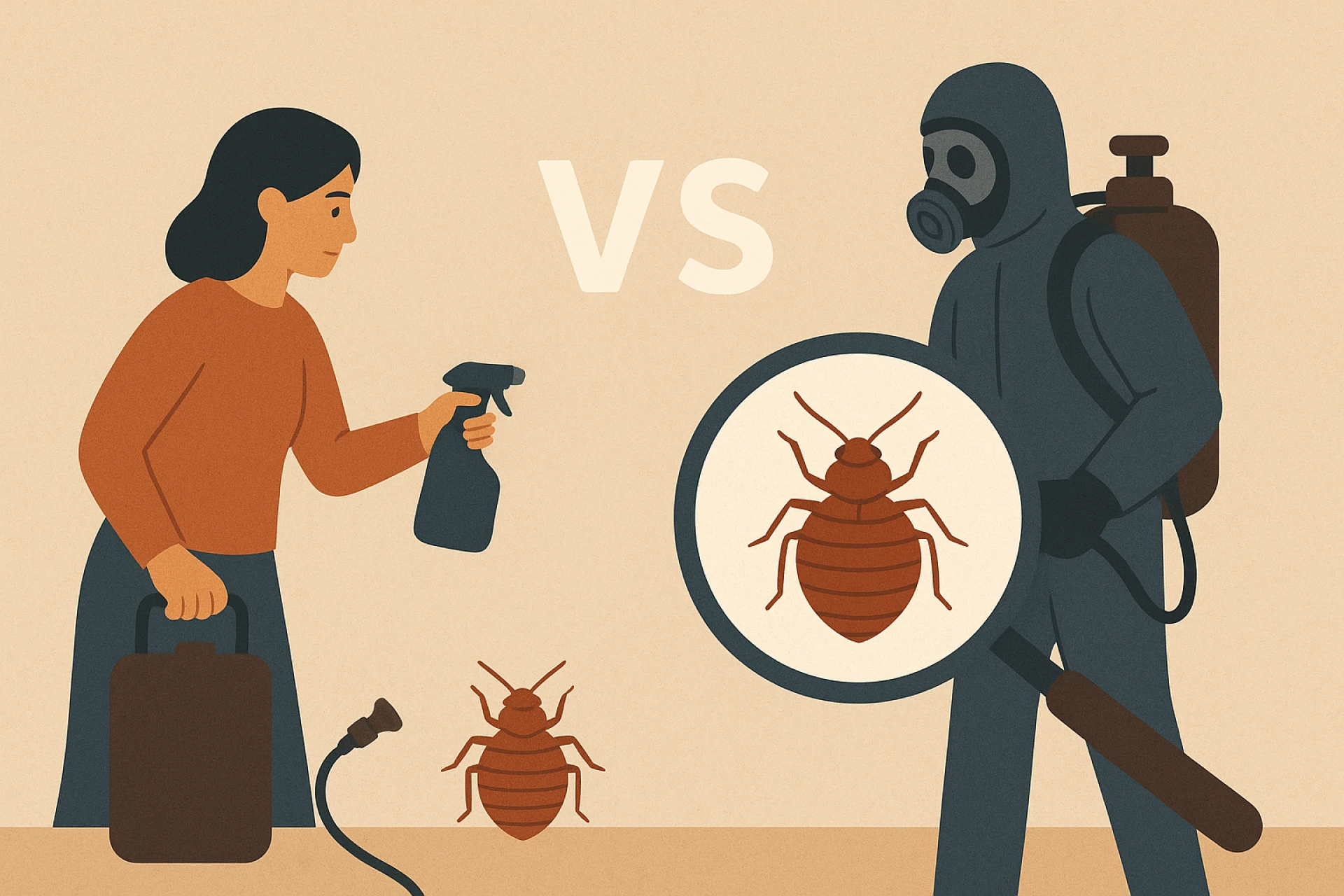The Difference Between DIY and Professional Bed Bug Control