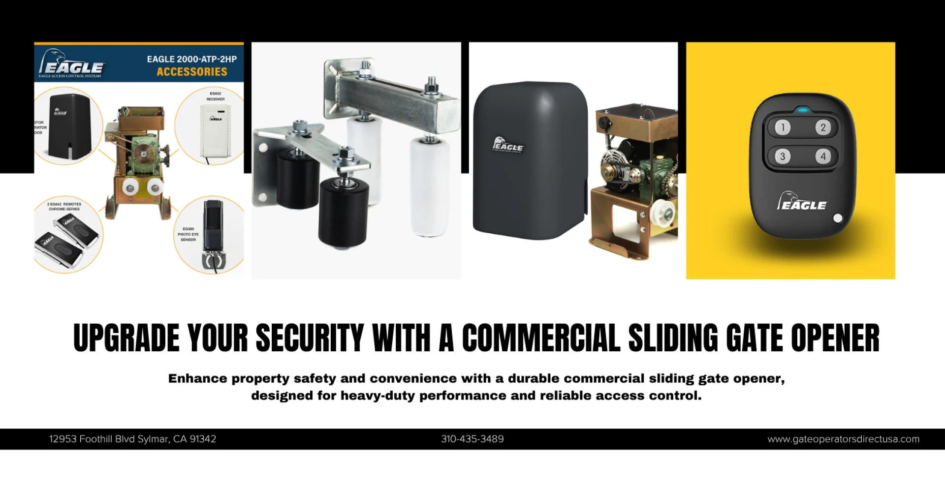 Heavy-Duty Commercial Sliding Gate Openers for High-Traffic Areas