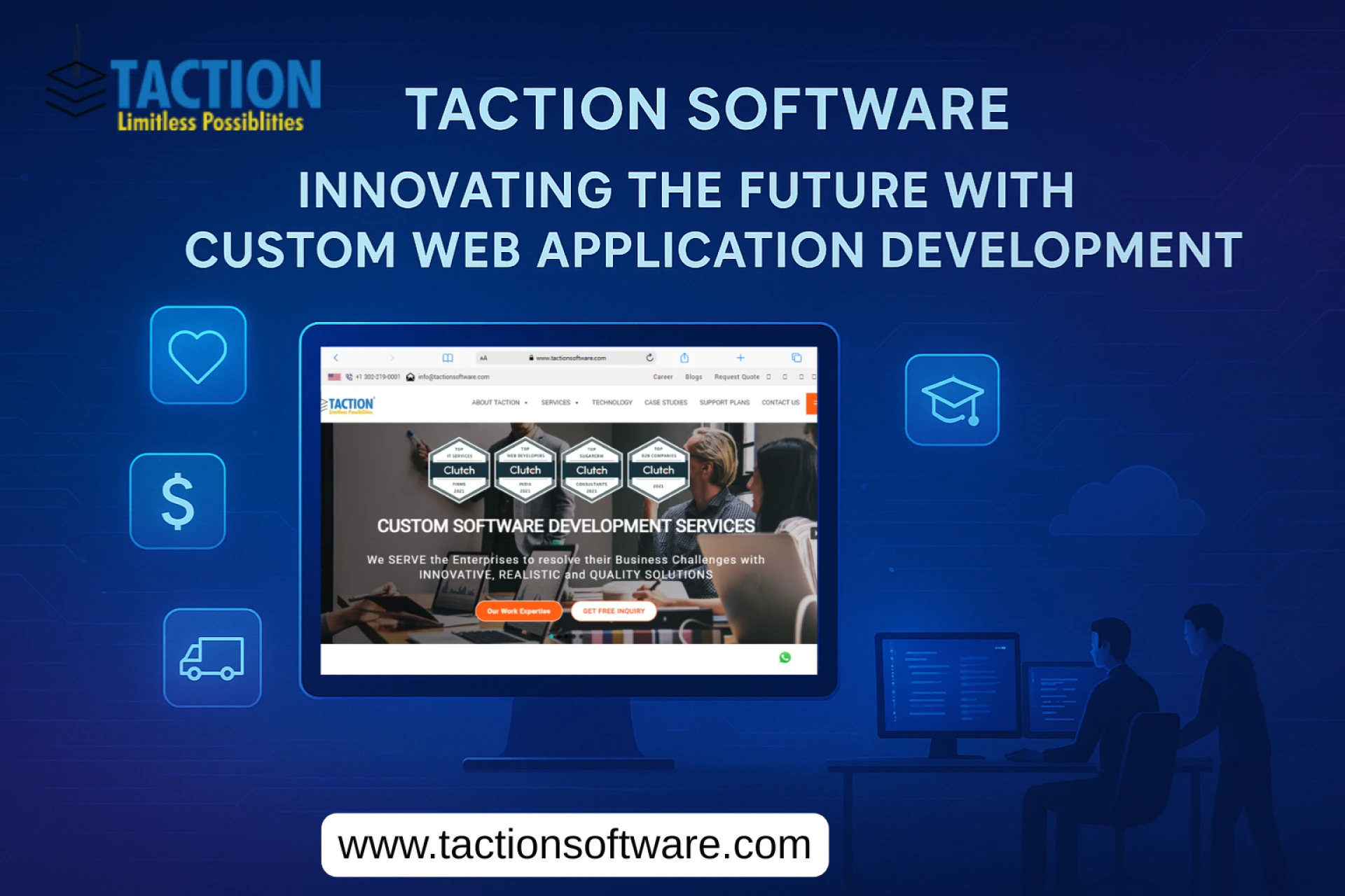 Web App Development Services by Taction Software – Building Future-Ready Digital Solutions