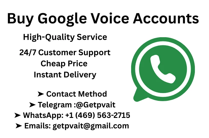 Where Can I Buy Google Voice Accounts And Number (United States)