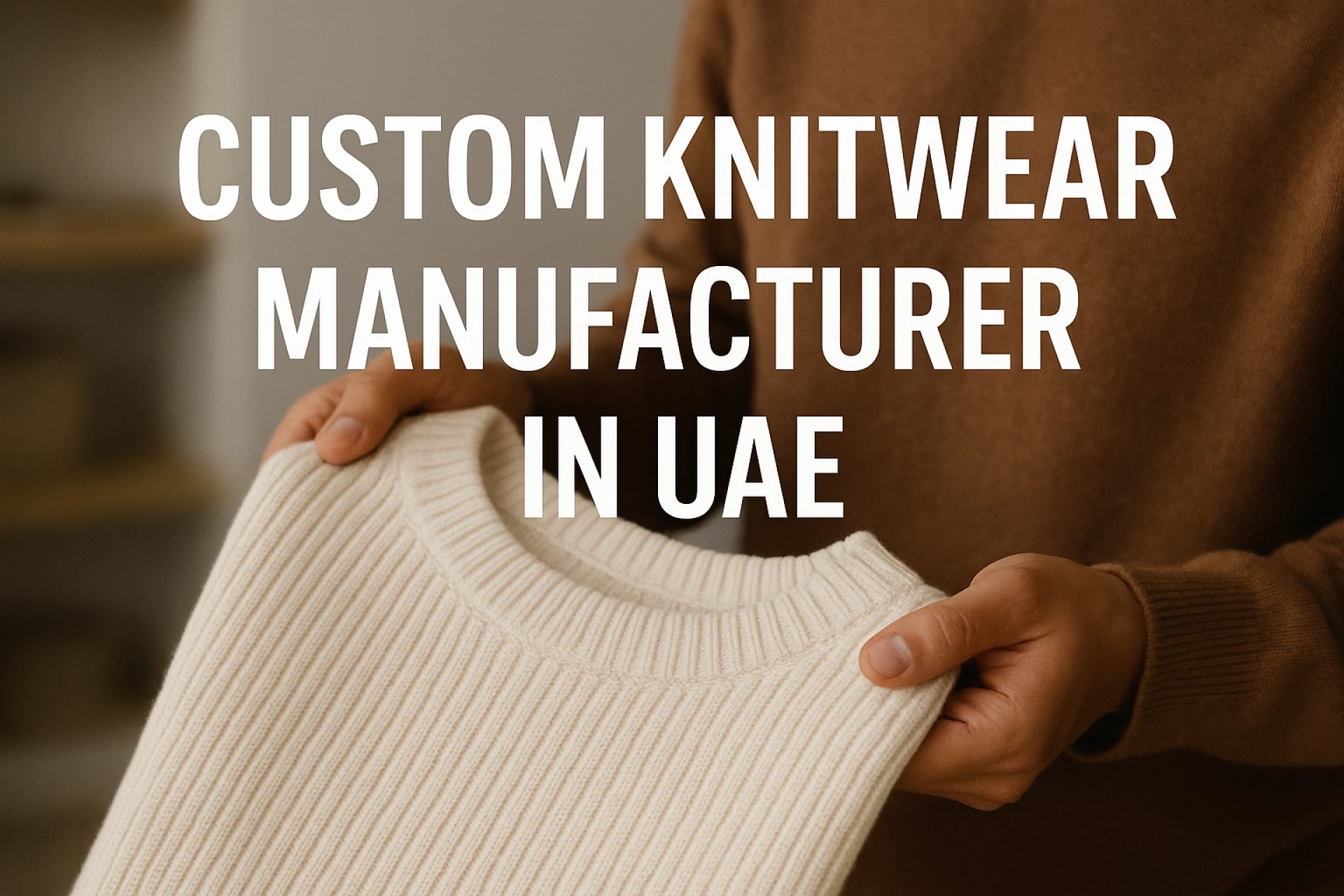 Custom Knitwear Manufacturer in UAE – Bespoke Knitwear Solutions for Fashion, Corporate & Retail