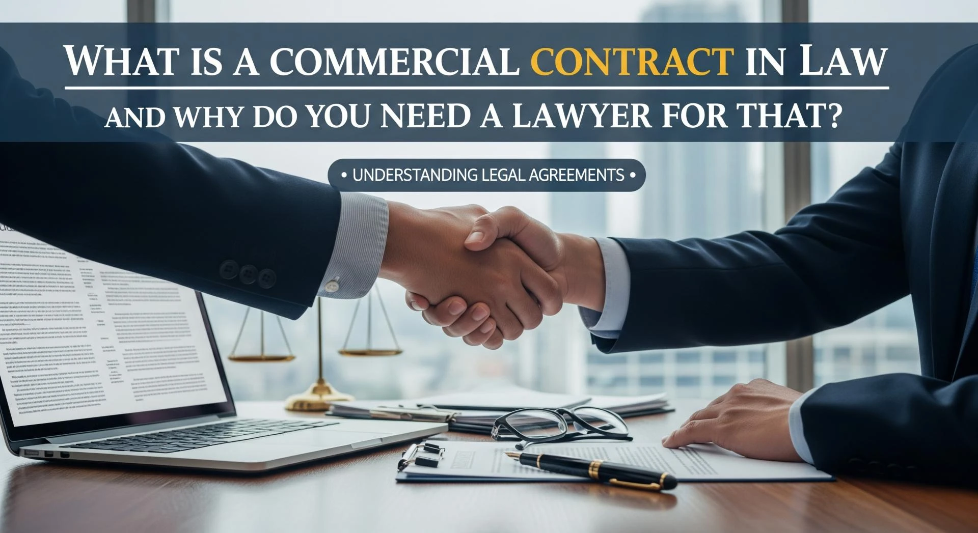 What is a Commercial Contract in Law and Why Do You Need a Lawyer for That?