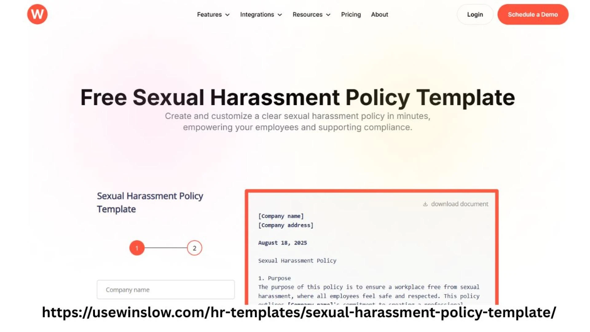 Strong Foundations with a Sexual Harassment Policy Template